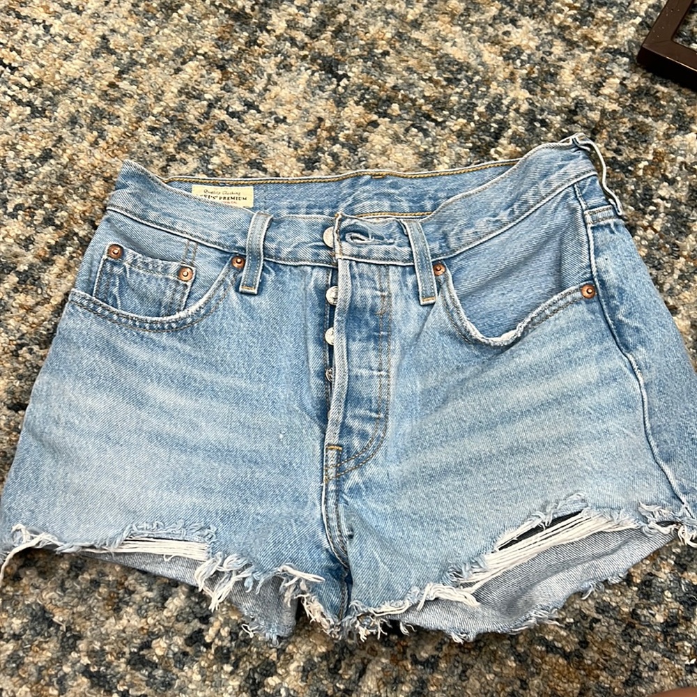 Levi’s 501 high rise shorts